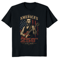 Lincoln Playing Guitar T-Shirt - Gift for Music History Fans