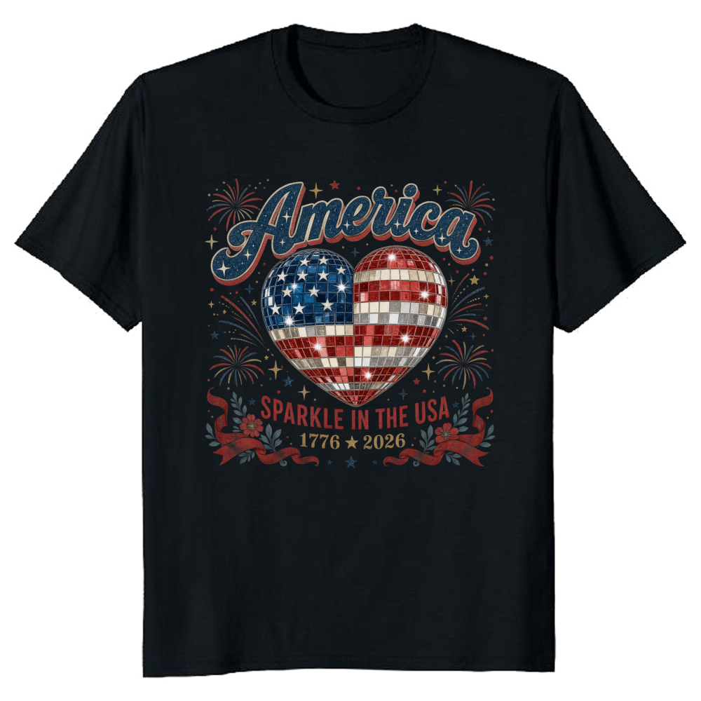 Patriotic Girly T-Shirt - Independence Day Outfit
