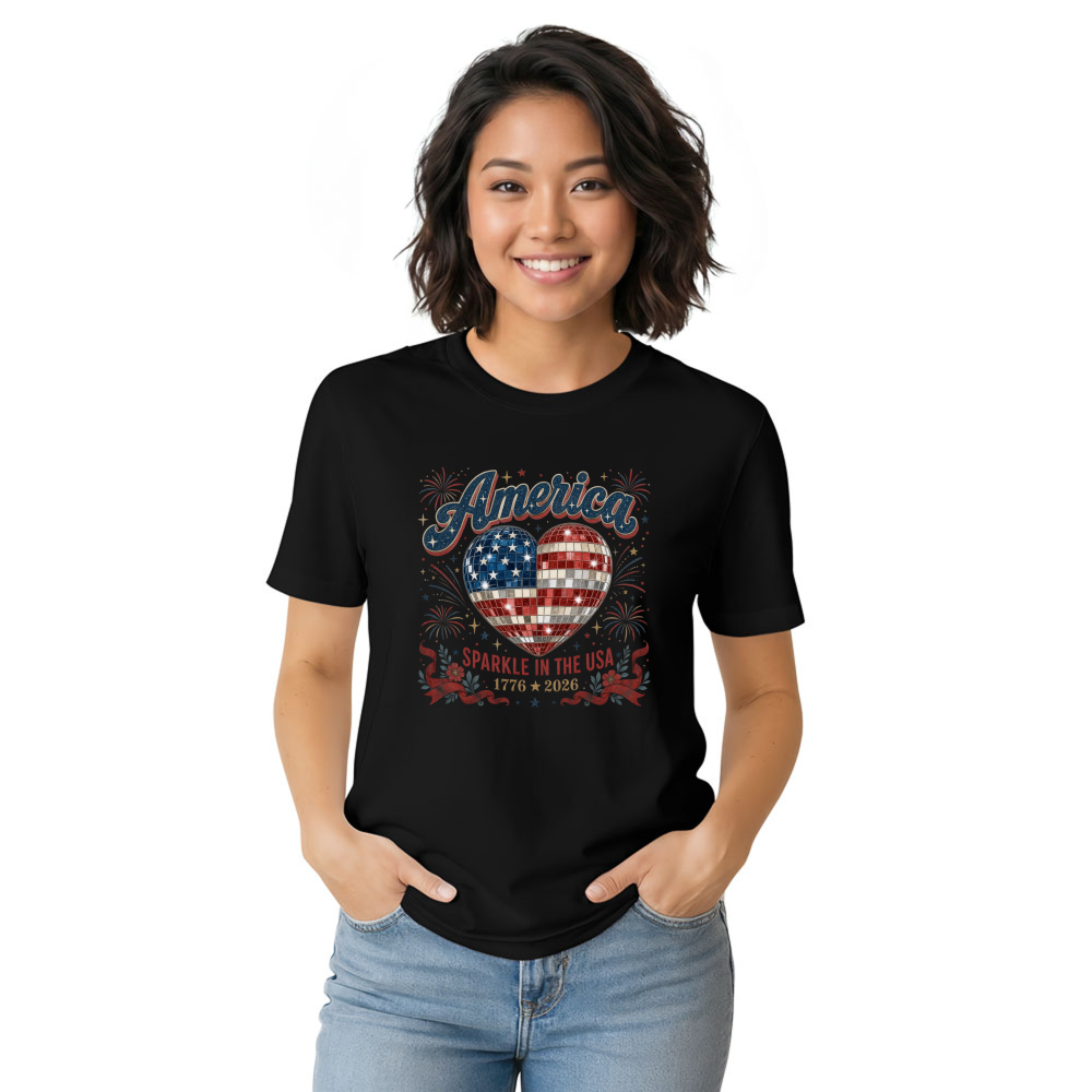 Patriotic Girly T-Shirt - Independence Day Outfit
