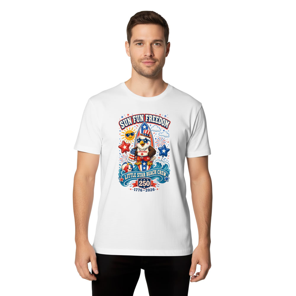 Cute Cartoon Eagles T-Shirt - Gift for Bird Lovers
