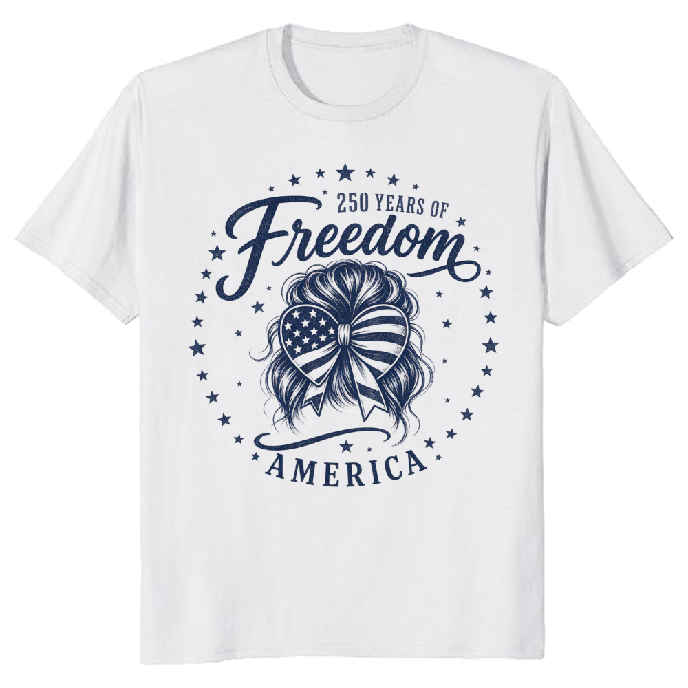Patriotic Girly T-Shirt - Gift for Patriotic Women