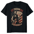 Lincoln Playing Guitar T-Shirt - Gift for Music and History Fans