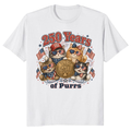 Patriotic Cat T-Shirt - Gift for Cat Lovers