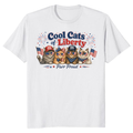 Patriotic Cat Graphic T-Shirt