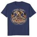 Patriotic Dog Graphic T-Shirt