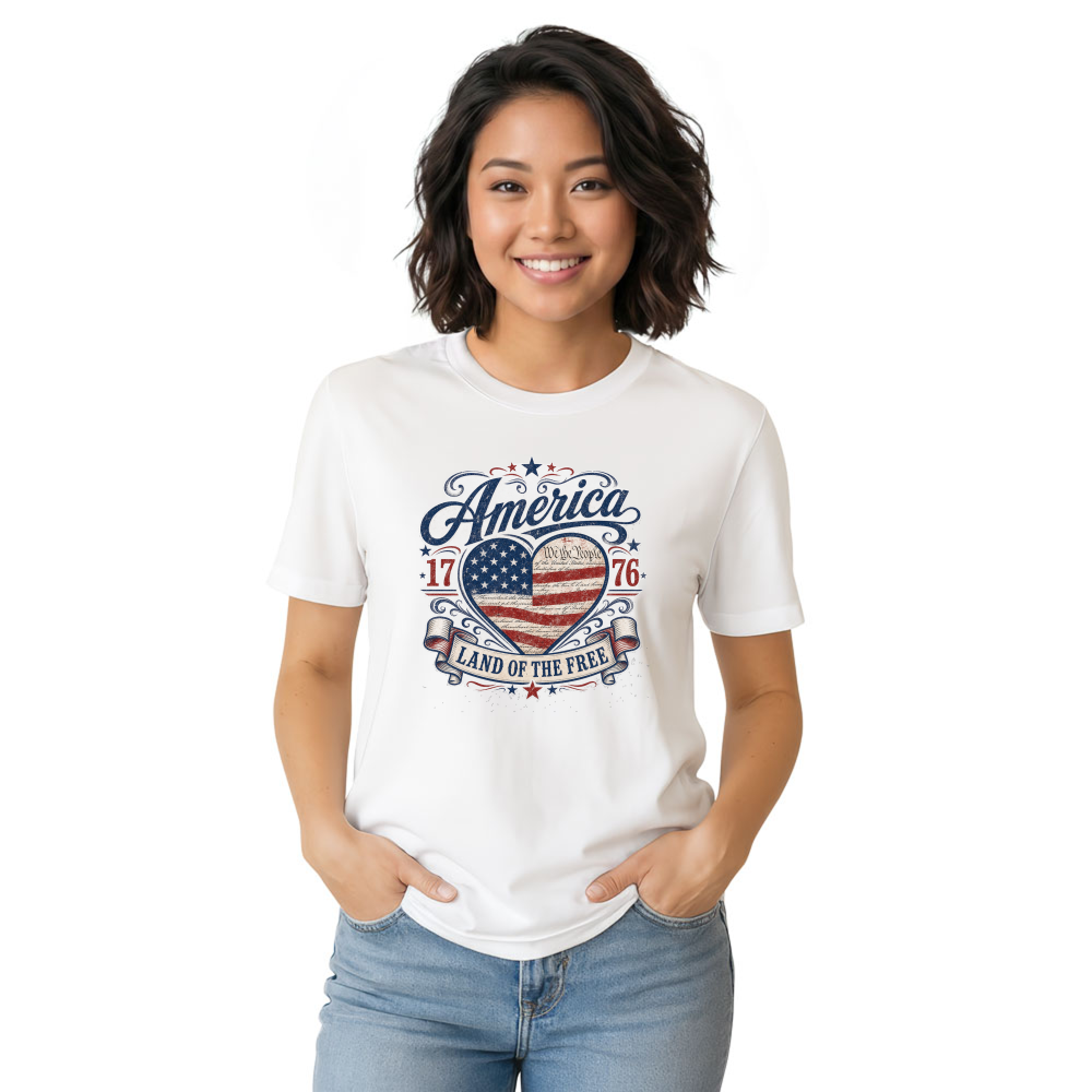 250th Anniversary Pretty Flag T-Shirt - Patriotic Celebration Gift