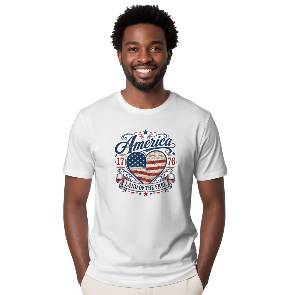 250th Anniversary Pretty Flag T-Shirt - Patriotic Celebration Gift