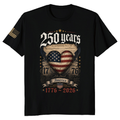 250th Anniversary Pretty Flag Patriot T-Shirt - USA 250 Celebration Gift