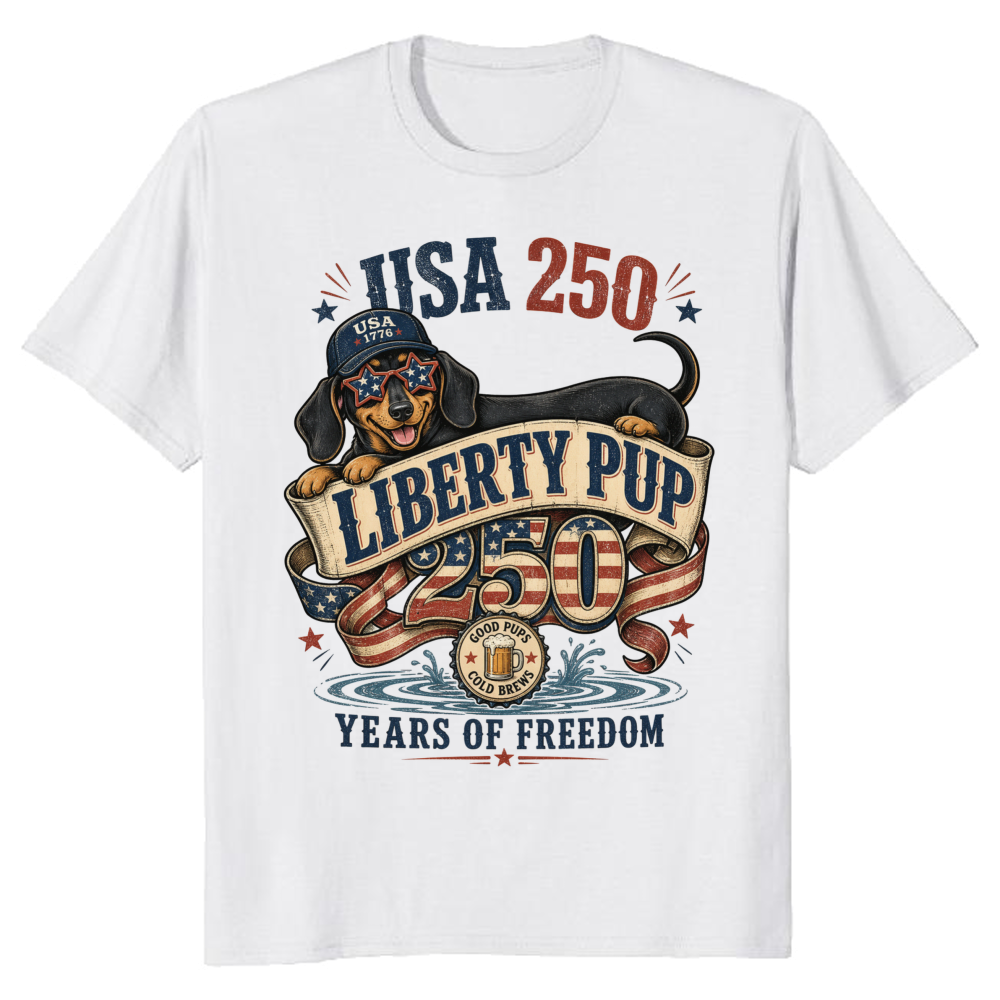 Patriotic Dog T-Shirt - Gift for Dog Lovers