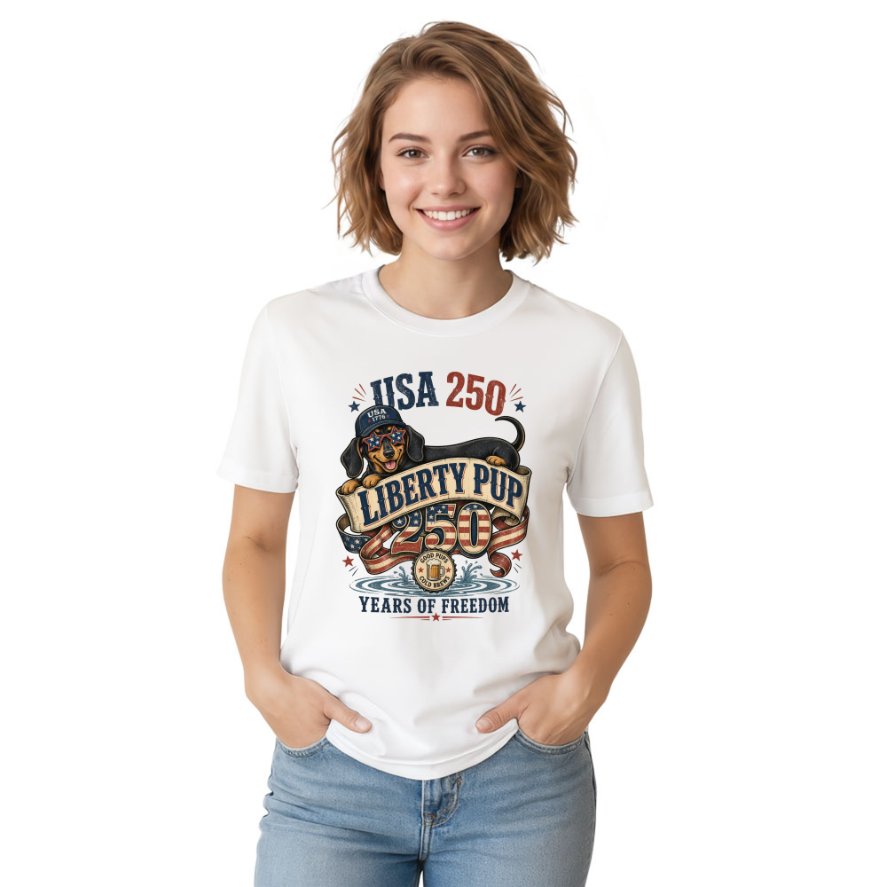 Patriotic Dog T-Shirt - Gift for Dog Lovers