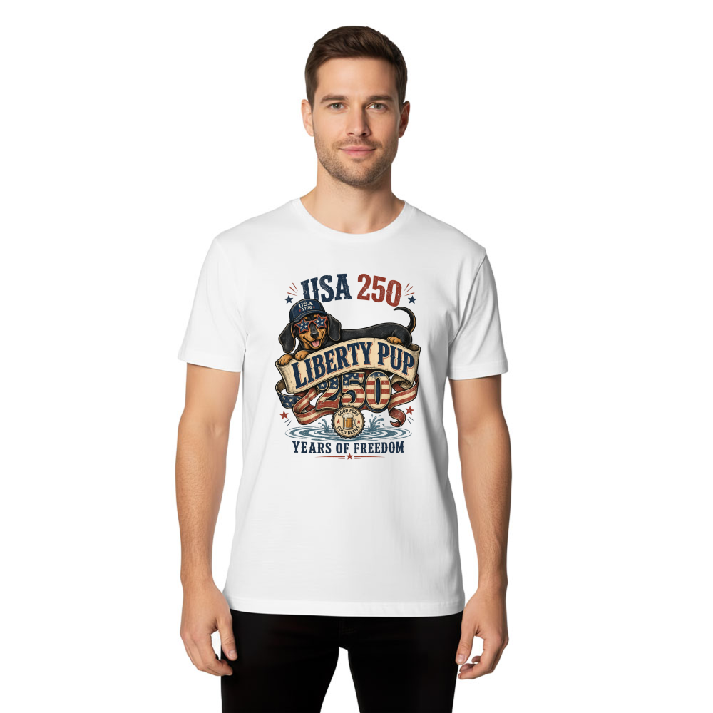 Patriotic Dog T-Shirt - Gift for Dog Lovers