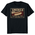 Patriotic Hot Dog T-Shirt - Fourth of July BBQ Gift