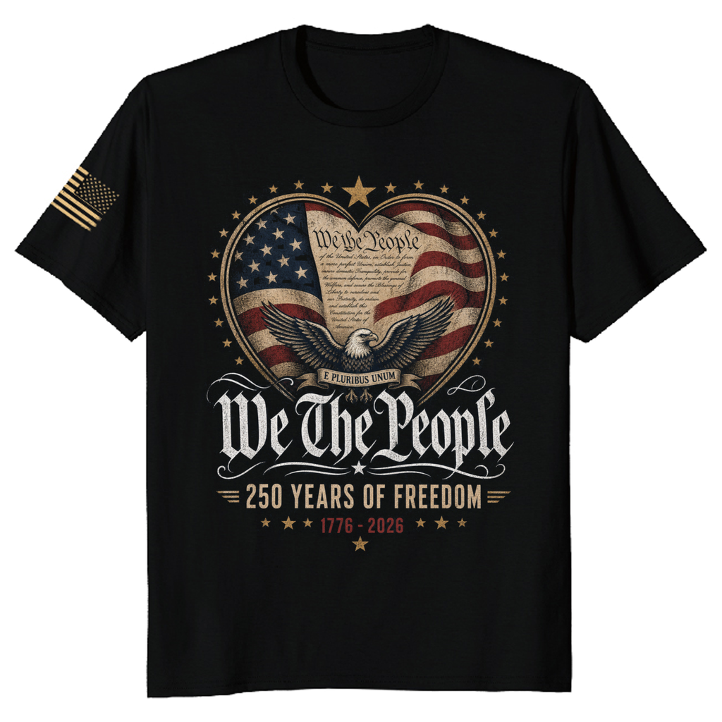 250th Anniversary Pretty Flag Patriot T-Shirt - USA 250 Celebration Shirt