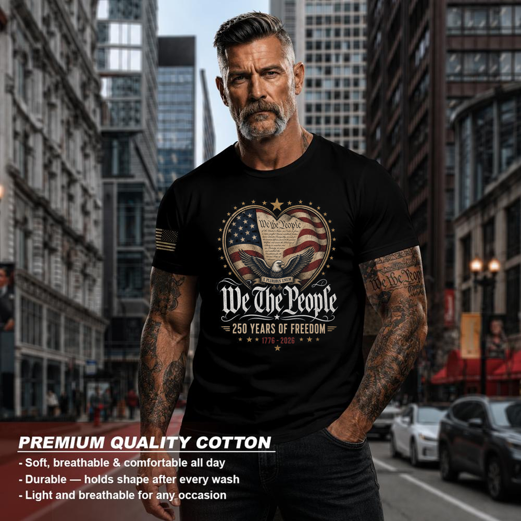 250th Anniversary Pretty Flag Patriot T-Shirt - USA 250 Celebration Shirt