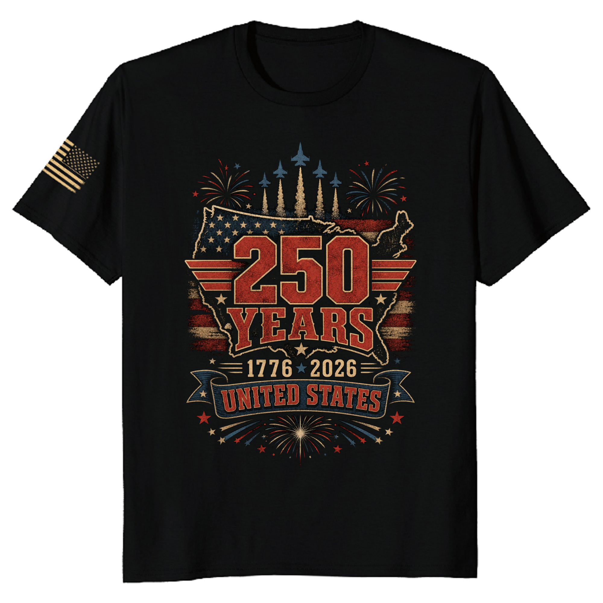 Patriotic Basic T-Shirt - Independence Day Celebration