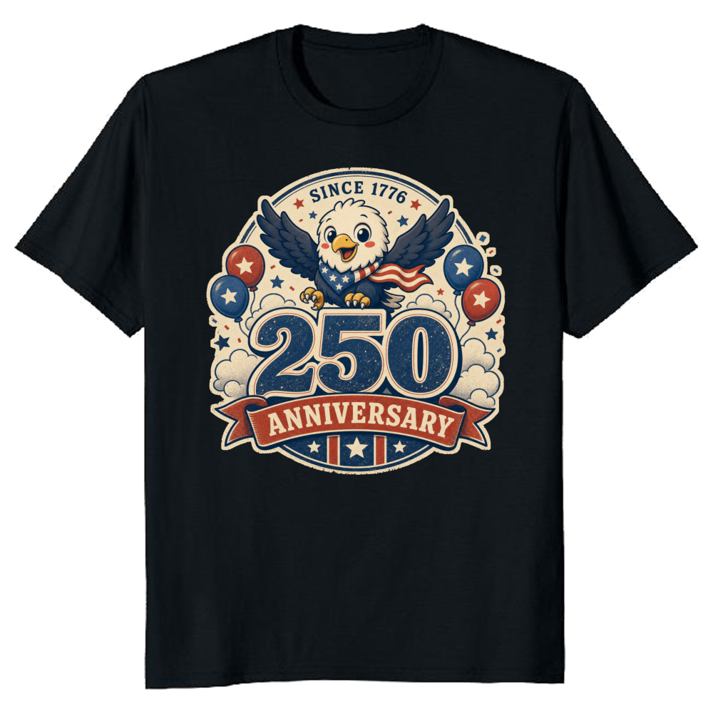 Cute Cartoon Eagles T-Shirt - Gift for Bird Lovers