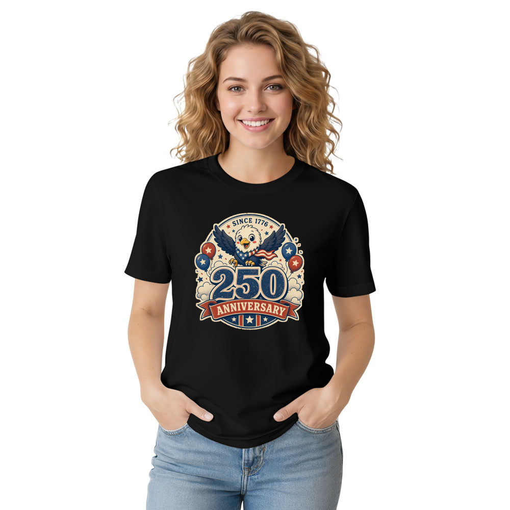 Cute Cartoon Eagles T-Shirt - Gift for Bird Lovers