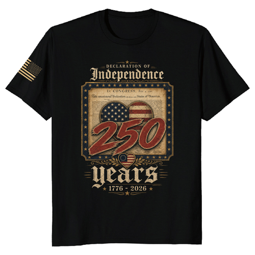 250th Anniversary Pretty Flag Graphic Apparel - USA 250 Celebration Gift