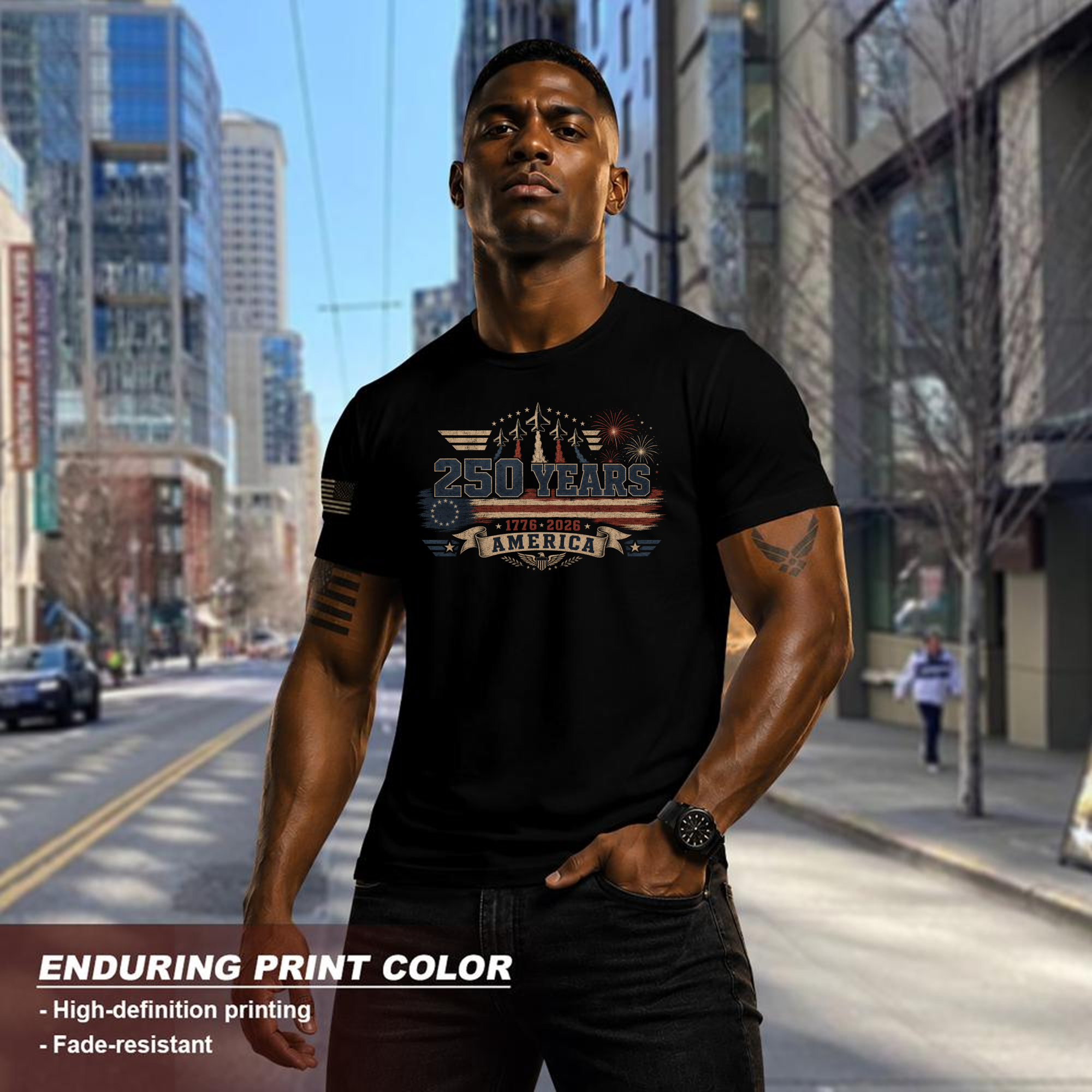 Patriotic Basic Patriot T-Shirt - Independence Day Celebration