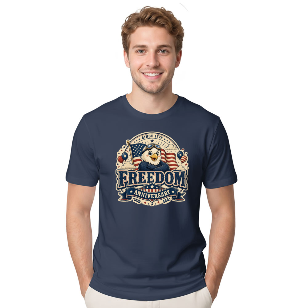 Cute Cartoon Eagles T-Shirt - Gift for Bird Lovers